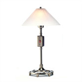 Leviton Dimmer Glass Shade Pewter Finish