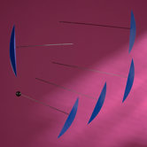 Abstract Tango Mobile in Blue