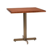 Apollo 30" Custom Square Laminate Top Wood Edge Table