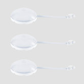 Three Light LED Puck Kit in White