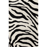 Earth Safari Black & Ivory Rug