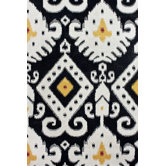 Pop Antiqued Ikat Midnight Rug