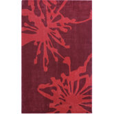 Pop Fireworks Red Rug