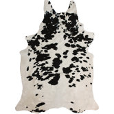 Cowhide Black/White Rug