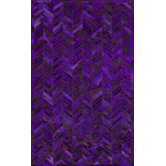 Hudson Chevron Grape Rug