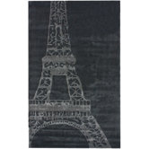 Cine Eiffel Grey Novelty Rug