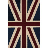 Marbella Union Jack Denim Novelty Rug