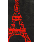 Cine Orange Viva La France Novelty Rug