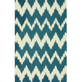 Pop Medium Blue nuChevron Rug