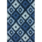 Trellis Denim Ikat Rug