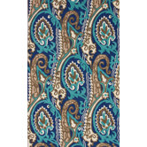 Fergie Turquoise Ikat Rug