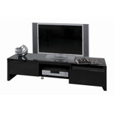 TV-Rack in Schwarz Hochglanz lackiert