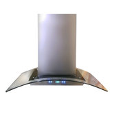 Stainless Steel 30" x 24" Island Mount Range Hood with 900 CFM
