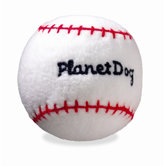 Squeaky Plush Baseball Dog Toy