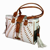 Faux Leather Handbag Pet Carrier in White