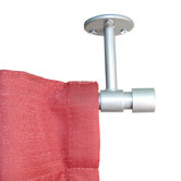 Verona Ceiling Mount Curtain Rod in Pewter