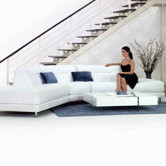 Domicile Pivot Leather Sectional