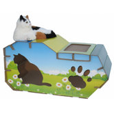 House Style Cat Scratcher Board