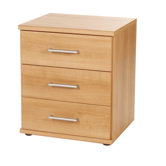 Wimex Omega 3 Drawer Bedside Table