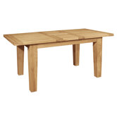 Calgary Solid Oak 140cm Extending Dining Table