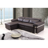 Panama Leather Sofa Bed