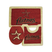 Houston Astros 3 Piece Bath Rugs