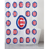 MLB PVC Shower Curtain