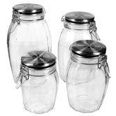 Lock Tight Jars (Set of 4)