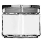 Stackable Square Jar with Lid