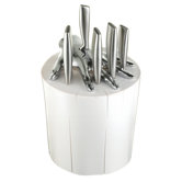 Kitchen Knife Holder in White (Set of 6)