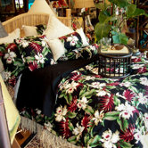 Orchids Black Comforter