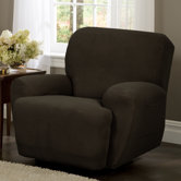 Reeves Stretch Four Piece Recliner T-Cushion Slipcover