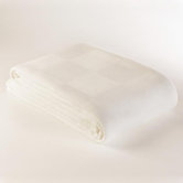 Bamboo / Cotton Blanket in White
