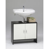 Toscana Cabinet For Wash Basin Coffee/Glossy White