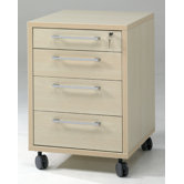 Prima Mobile File Cabinet with Four Drawers