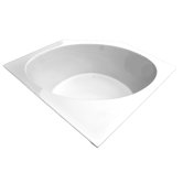 60" x 60" Air Massage Corner Bath Tub