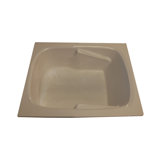 60" x 48" Air Massage Arm-Rest Bath Tub