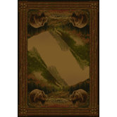 Hautman Grizzly Mountain Lodge Novelty Rug