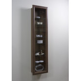Vitrine "Bora" in Zwetschge mit 8 Glaseinlegeb&ouml;den