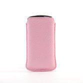 Blackberry Pearl Slim Leather Case in Pink