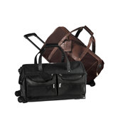 25.75" Leather Metro Cabin 2-Wheeled Travel Duffel
