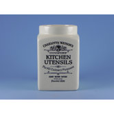 Charlotte Watson Utensil Jar in Cream