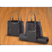 Convertible Tote in Black and Grey