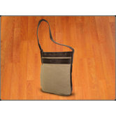 Mat Sleeve Messenger Bag in Natural / Brown