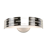 Seattle Two Light Wall Sconce with Bottom Glass Diffuser in Polished Chrome
