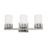 Seattle Three Light Vanity Light in Polished Chrome
