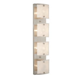 Brentwood Four Light Wall Sconce in Brushed Nickel