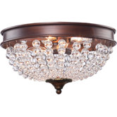 Cobochon 2 Light Flush Mount