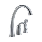 Pilar Single Handle Single Hole Kitchen Faucet with Spray