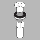 Leland 8" Complete Grid Bathroom Sink Drain